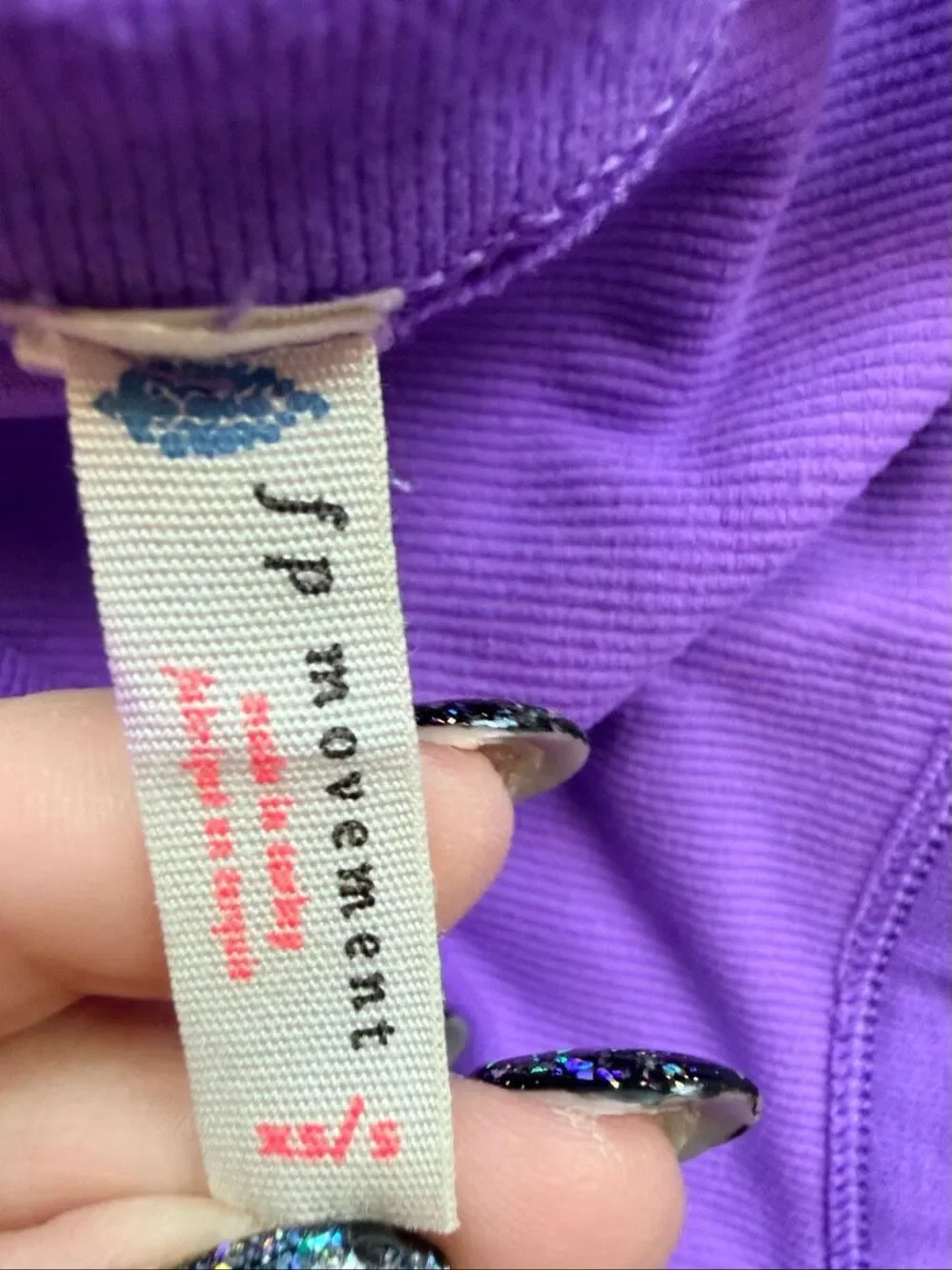 Free People Movement Size XS/S Purple Tank Top Shirt Athleisure